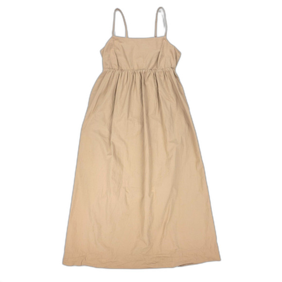 NEW Outerknown Cami Midi Dress Babydoll Minimal Beachy Boho Old Money Lagenlook - Picture 1 of 8